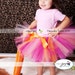 Birthday Tutu Cupcake Surprise Tutu 18 waist 9 length READY2SHIP fits most 1 to 2 yr olds pinks fuschia oranges