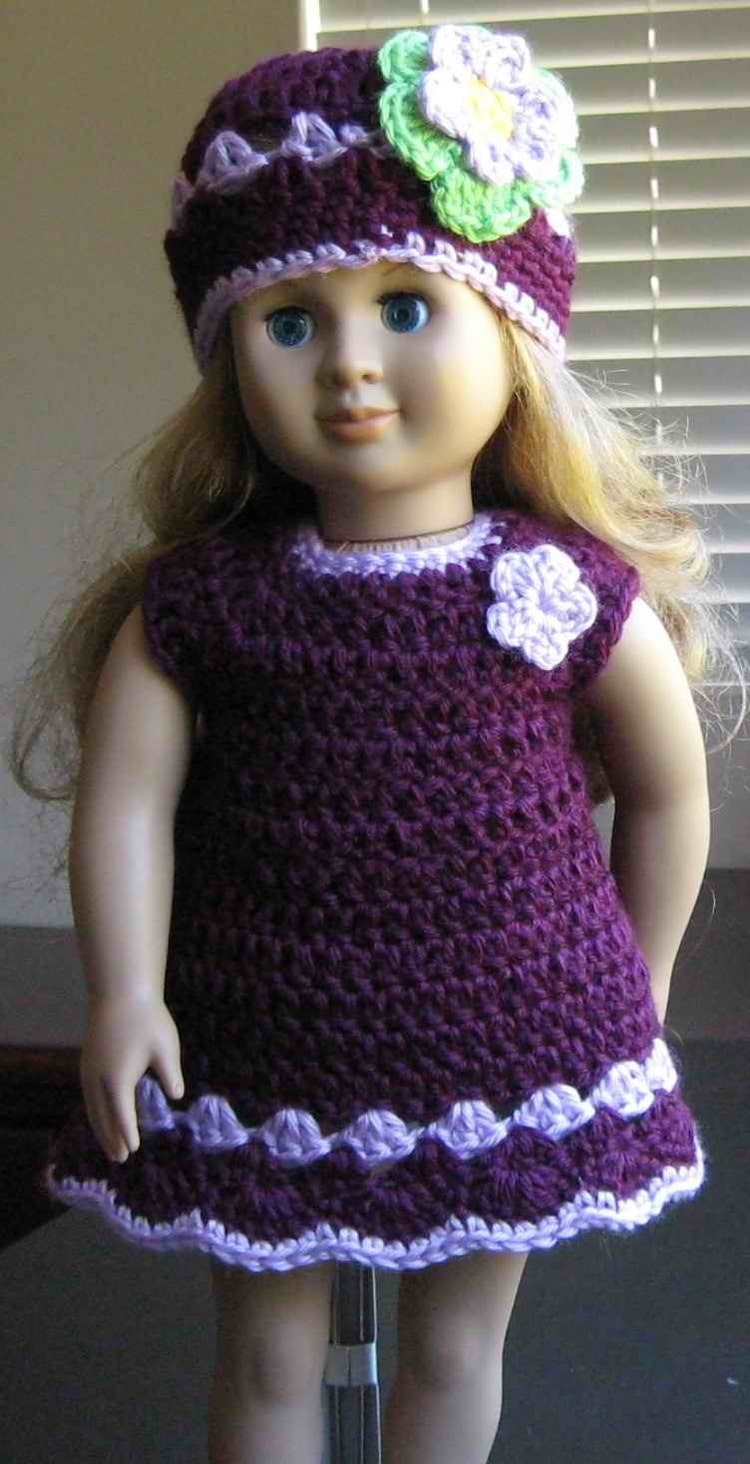 PATTERN Crocheted doll dress for American Girl by LilyKnitting