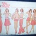 Vintage Simplicity Go Everywhere In Misses Skirt, pullover Top, Unlined cardigan, Wide Leg Pants and Shorts Pattern n 6973 Size 12, Uncut c
