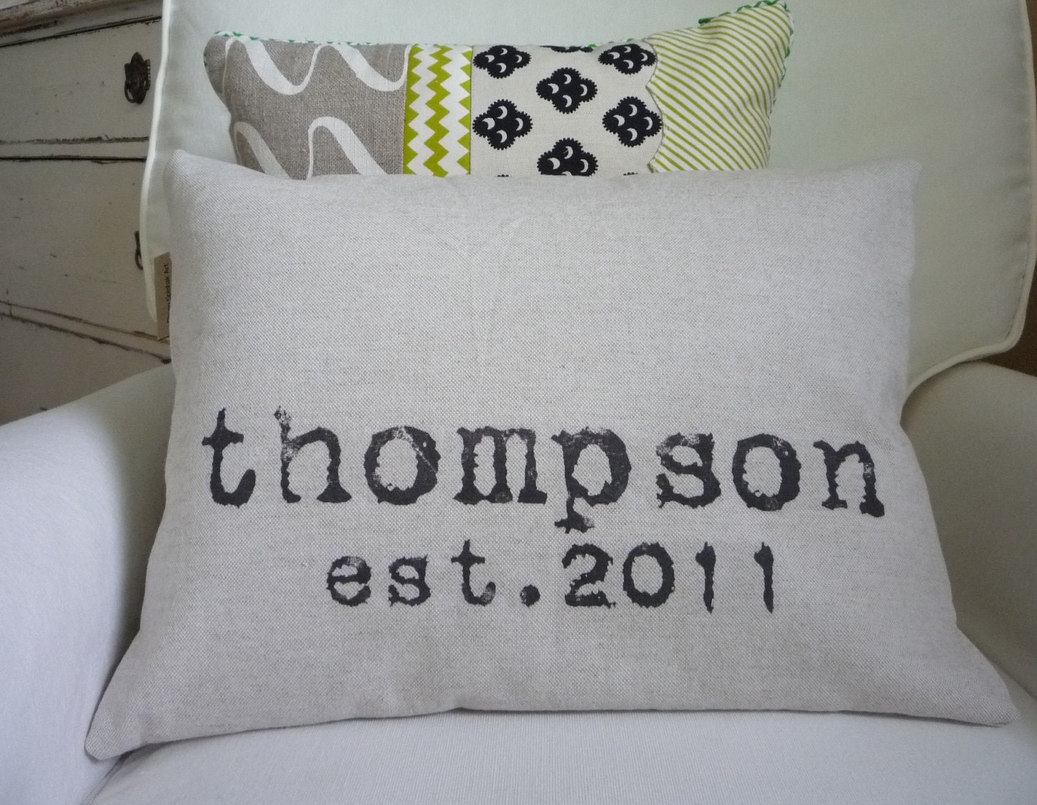Wedding Gift Pillow Cover as Featured on The by ShannSpishakStudio