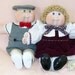 Vintage Pair Cabbage Patch Kids - Porcelain Collection FREE SHIPPING OBO