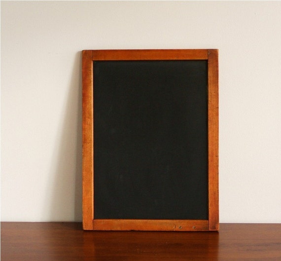 Vintage schoolhouse chalkboard with wooden by highstreetmarket
