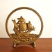 Large vintage cast iron ship doorstop