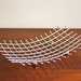 Modern silver plated desk tray