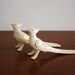 1950s pair of ceramic bird salt and pepper shakers
