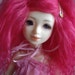 Pink color Tibetan mohair wig for size 6/6,5" Unoa Littlefee YOSD