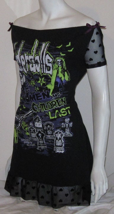 tshirt dress with corset