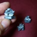 Inukshuk earrings - one-of-a-kind handmade by CWPoppets