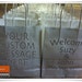 Custom Designed and Printed White Wedding Welcome Bags or Wedding Favor Bag 8" x 10"