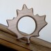 Little Maple Leaf TEETHING TOY - natural wooden teether for infants and toddlers