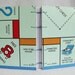 Monopoly Journal 05 Recycled Game Board Book by PrairiePeasant