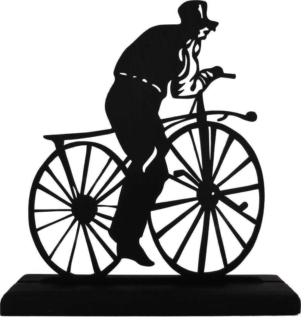 Vintage Bicycle Silhouette
