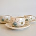 Franciscan Starburst Cups & Saucers - Set of 3
