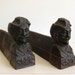 Cavalier Fireplace Andirons - Antique