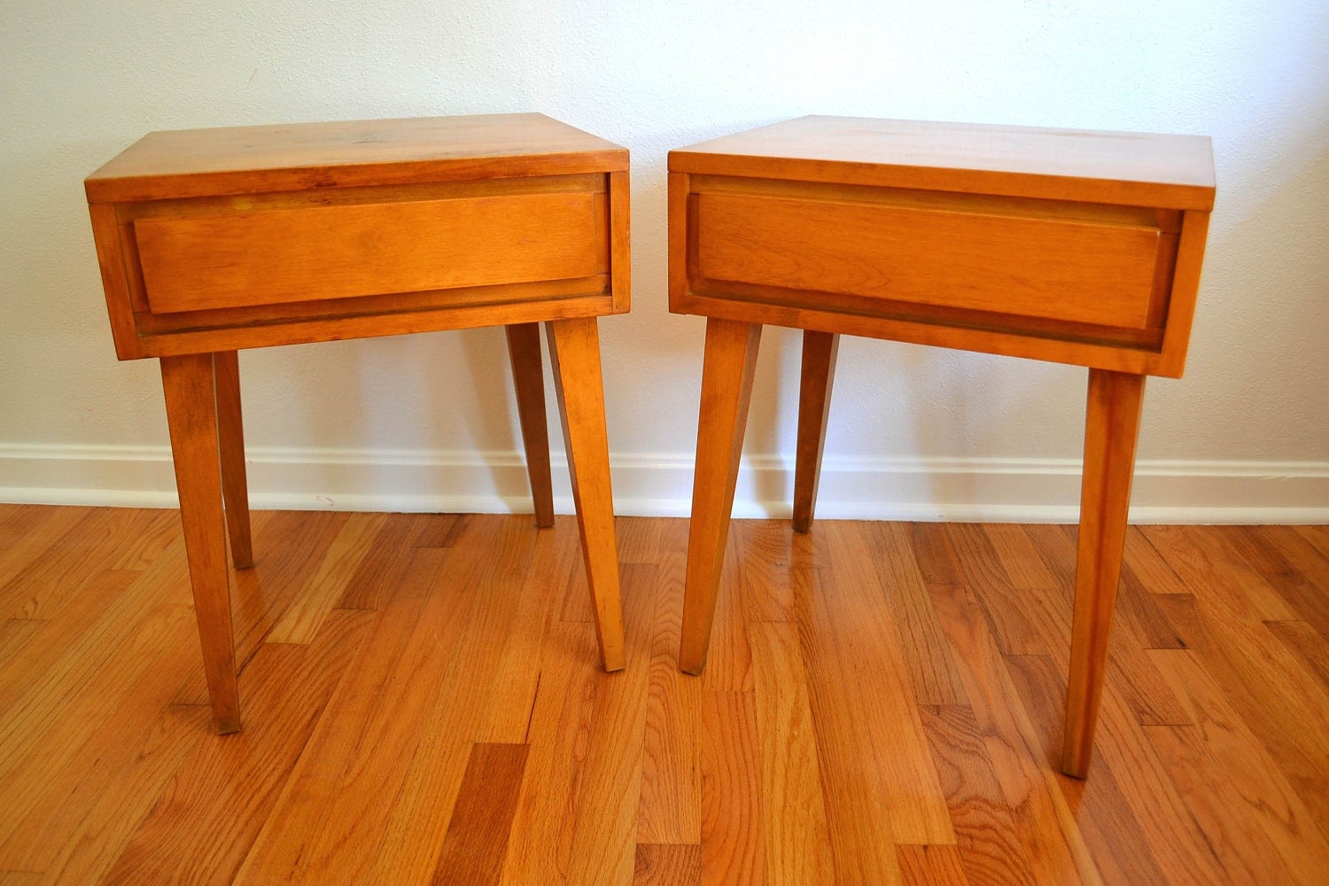 Pair of Conant Ball Modernmates End Tables or Nightstands