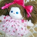 Additional outfits and personalization ... Sew Sweet Strawberry Doll - 13 inches tall with flannel nightgown