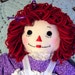 Special Order for Laura Raggedy Ann Doll in Lavender, nightgown and Rush Order- Handmade