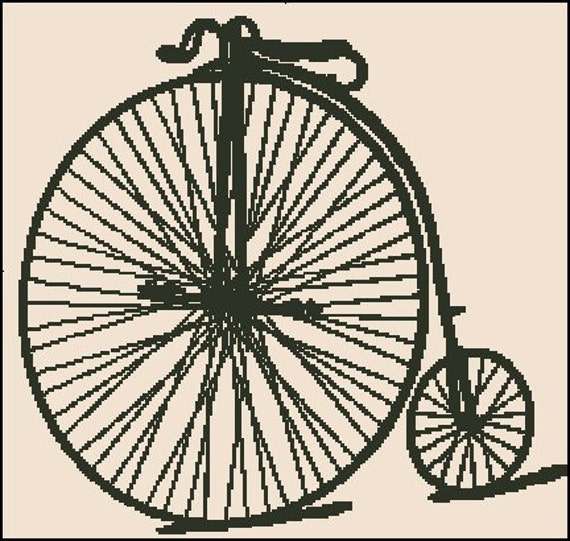Vintage Bicycle Silhouette