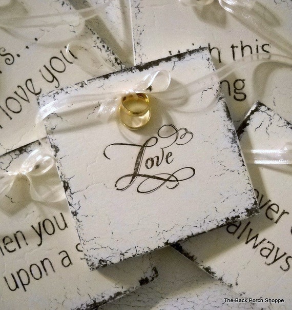 WEDDING RING HOLDER for your Wedding / Ceremony / Love Notes