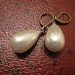 pearl earrings vintage faux pearl tear drop