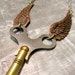Steampunk Jewelry Wing Clock Key Necklace - original
