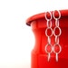 SALE: oval link - earrings