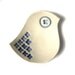 Spring Chicken Bird bowl Blue Cream Ceramic pottery Kitchen Spoon rest Mothers Day Birthday Gift friend, mum, mom, her, Easter gift