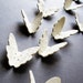 Porcelain & Sterling Silver 3D Butterfly Wall Art 15 White Butterflies Home Decorating Ideas New Home Bathroom Living Room Bedroom Art