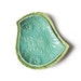 Ceramic plate set Lace textured bird plates in key lime green and seafoam turquoise stoneware ceramic pottery Crochet imprint nesting bowls