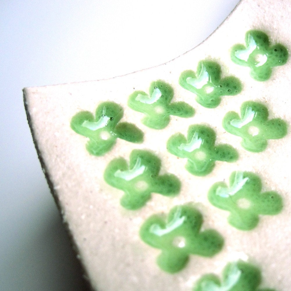 Pottery Candle Holder Cream Stoneware Ceramic Chick Bowl with