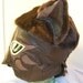 Brown Leather/ Faux Fur Kitty/ Fox Head Mask