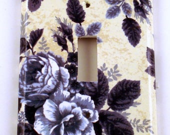 Light Switch Cover Wall Decor Light Switchplate Switch Plate in Vintage Blue (293S)