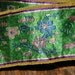 1920s chinese silk embroidered ribbon green antique