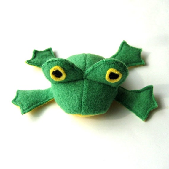 frog cat toy