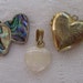 VINTAGE Lot of COSTUME JEWELRY Heart Locket and Pendant Charms