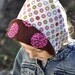 UB2 TRUFFLES sweet, pink, girlie girl sun hat for your summer darling by The Urban Baby Bonnet-- size small