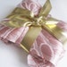pink metallic floral jacquard - destash bundle