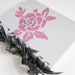Thulian Pink Rose - blank notebook