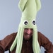 Squid Hat Plush - Large Light green