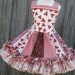 Custom Boutique Valentine Dress Flirtations Fabric Strip Style Girl 2 3 4 5 6 7 8 Design it Yourself
