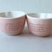 organic tea bowls, set of two