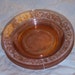 4 Pink Depression Glass Flat Soup Bowls Sandwich Pattern