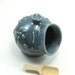 Ceramic Salt Cellar Salt Pig blue flowers