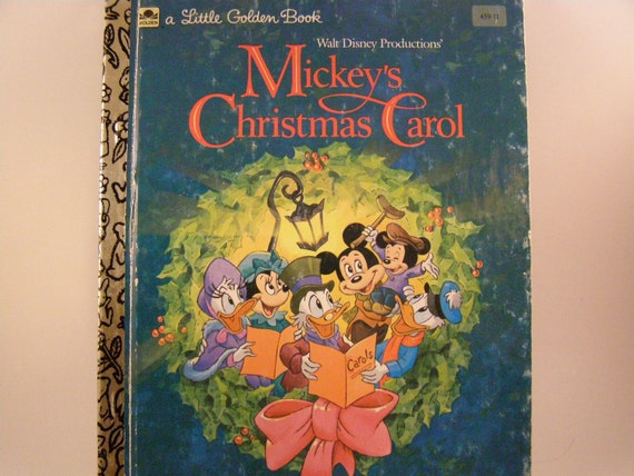 Walt Disney's Mickey's Christmas Carol vintage by innerchildbooks