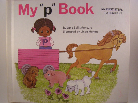 Items similar to My "p" Book, vintage children's book on Etsy