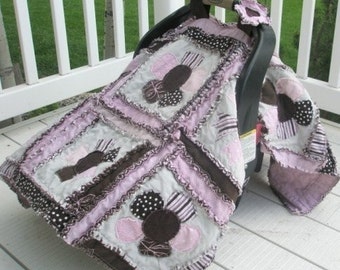 Flower Applique Quilt Pattern- Beginner Quilt Pattern- Baby Quilt Pattern- Easy Quilt Pattern- Modern Quilt Pattern- Car Seat Canopy Pattern