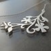 Intricate Floral Branch Necklace