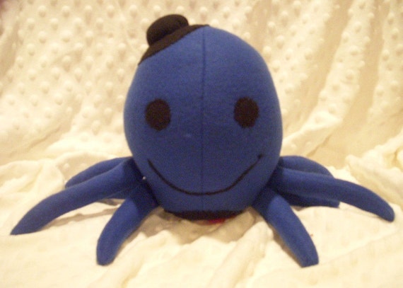 Oswald Octopus handmade stuffed toy Noggin look-a-like