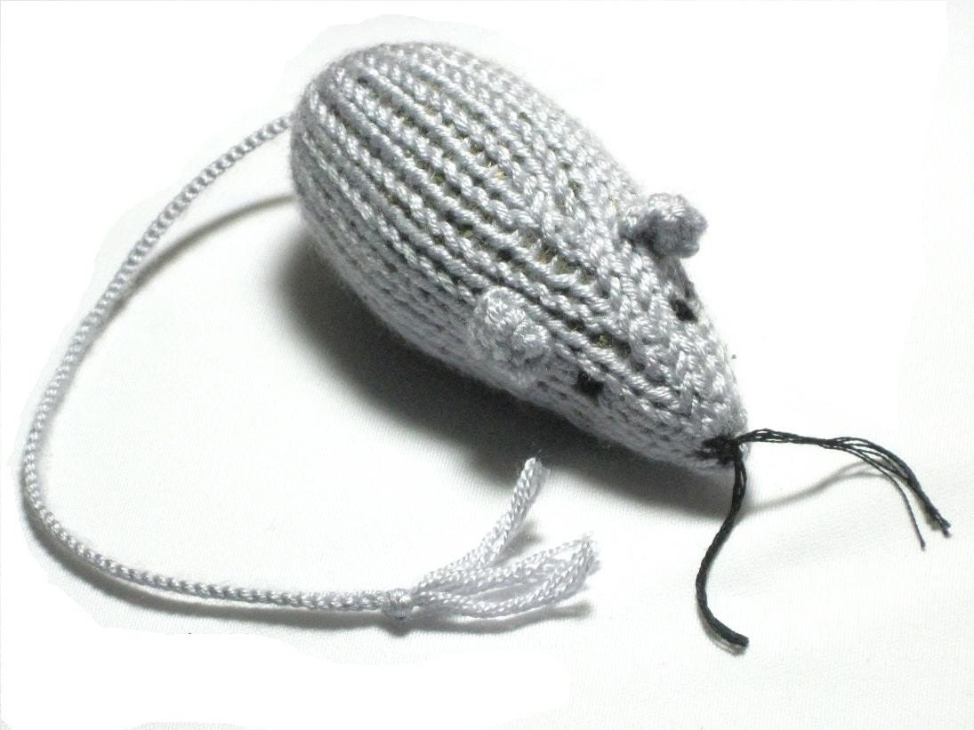 knitted catnip toys