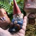 SLEEPING GARDEN GNOME - Mini Concrete Garden Sculpture